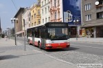 Ev. . 135 (Karosa-Renaul City bus) vjd do zastvky "Divadlo".