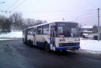 Karosa B 741.1908 ev.. 373 na NAD za trolejbusy na lince 58, Skalka 14.1.2010