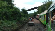 2014 09 13 - Protokolrn vlak do skanzenu Mayrau - Posledn metry vleky