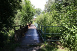 Most pes potok Mlnka, pohled smr Studnka