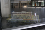 Paprov model stanin budovy v mtku 1:150 umstn ve vestibulu stanin budovy