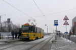 Nova tramvajova trat ve Lvove s novymi tramvajemi