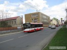 Ev. . 89 (Solaris Trollino 12 AC I) na ulici Krnovsk mezi zastvkama "SME" a "Star silnice".