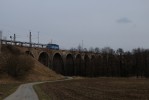 240.106, Ostrov nad Oslavou - Latoviky, viadukt pes eku Oslavu, 25. 2. 2015