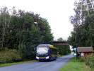 Trolejbus 509 pod mostem Koz drhy u protismrn zastvky jezdeek,Dukla,rozc.
