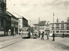 Star Most 1.nmst, tramvaj ev..2, linka 2, po roce 1950.