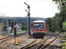 Osobn vlak z Marburgu do Erndtebrcku odjd ze st. Biedenkopf