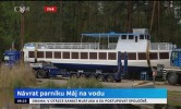 Rekonstrukce lodi Mj, Mchovo jezero, Report T24, 27.4.2014