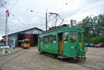 zkorozchodn tramvaj z roku 1933 z Basileje