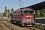 754 066 vmna lokomotiv v Klatovech 24.6.2017