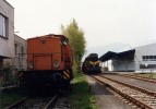 Lokomotiva ady 716 opt vyfocen pro m s neznmm Kocourem ady 740. :-)