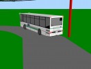 Autobus Kvele A-WEP, kter zam po testech do Vsetna, se plh do kopce pod zastvkou Podhrad.