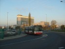 Citybus 3296 prv odjd ze "smyky" u esk Televize na Kavch Horch