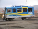 Bolivia Mit Ole bin ich im Ferrobus (Schienenbus) sechs Stunden von Sucre El Tejar 2700 m bis Potosi