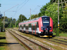 Os vlak z Hustope pes Brno do Kianova (s jen nkolika cestujcmi) v zast. Oechov, 8. 9. 2023