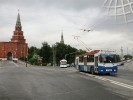 Ikona ruskch trolejbus ZiU-9 ped Kremlem. Tento vz je u modernj verze ZiU-682G-016.02