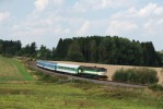 Dne 10.9.2016 se na trati 222 pedstavila v ele Ex 11637 Banik expresu 749.264.