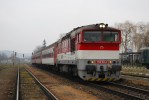 ten ist stroj s tm istm vlakom v Moldave nad Bodvou, 28.11.09