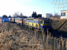 Nkladn vlak PKPCI v ele s Brejlovci 753.736 a 753.739 projd el. zastvku Kaice. (20.3.2022)