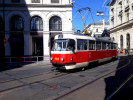 Dvojice tramvaj T3M2 ev..8053 a 8063 projd z ulice Havlkova do ulice Dldn. (22.3.2022) 