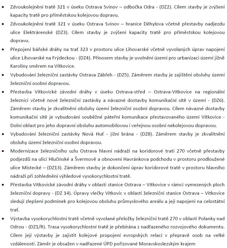 Integrovan pln mobility Ostrava, st III. - nvrhov, prvodn zprva, str. 89-90
