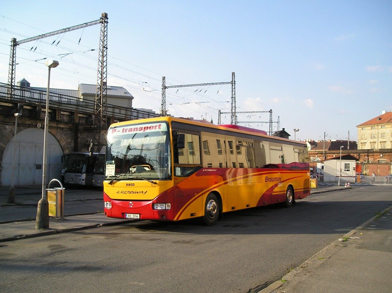 Irisbus Crossway, 3H3 5744, P - transport Broumov, 9.5.2008