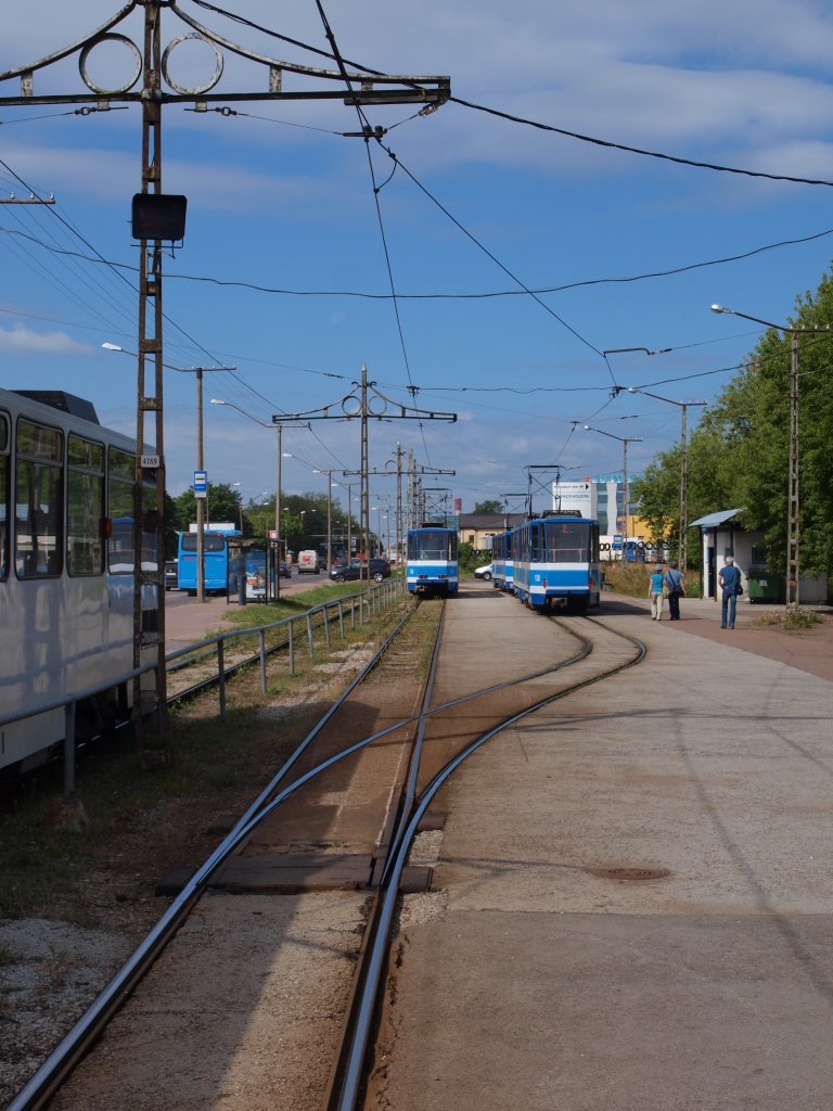 �azen� tramvaj� na odjezd