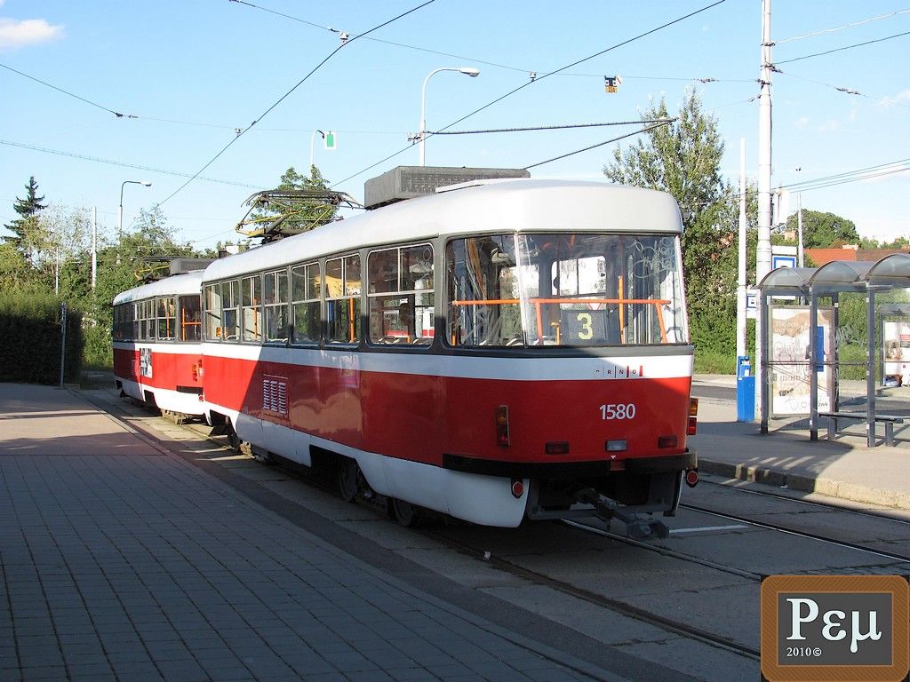 Odstaven� souprava T3M 1575+1580
