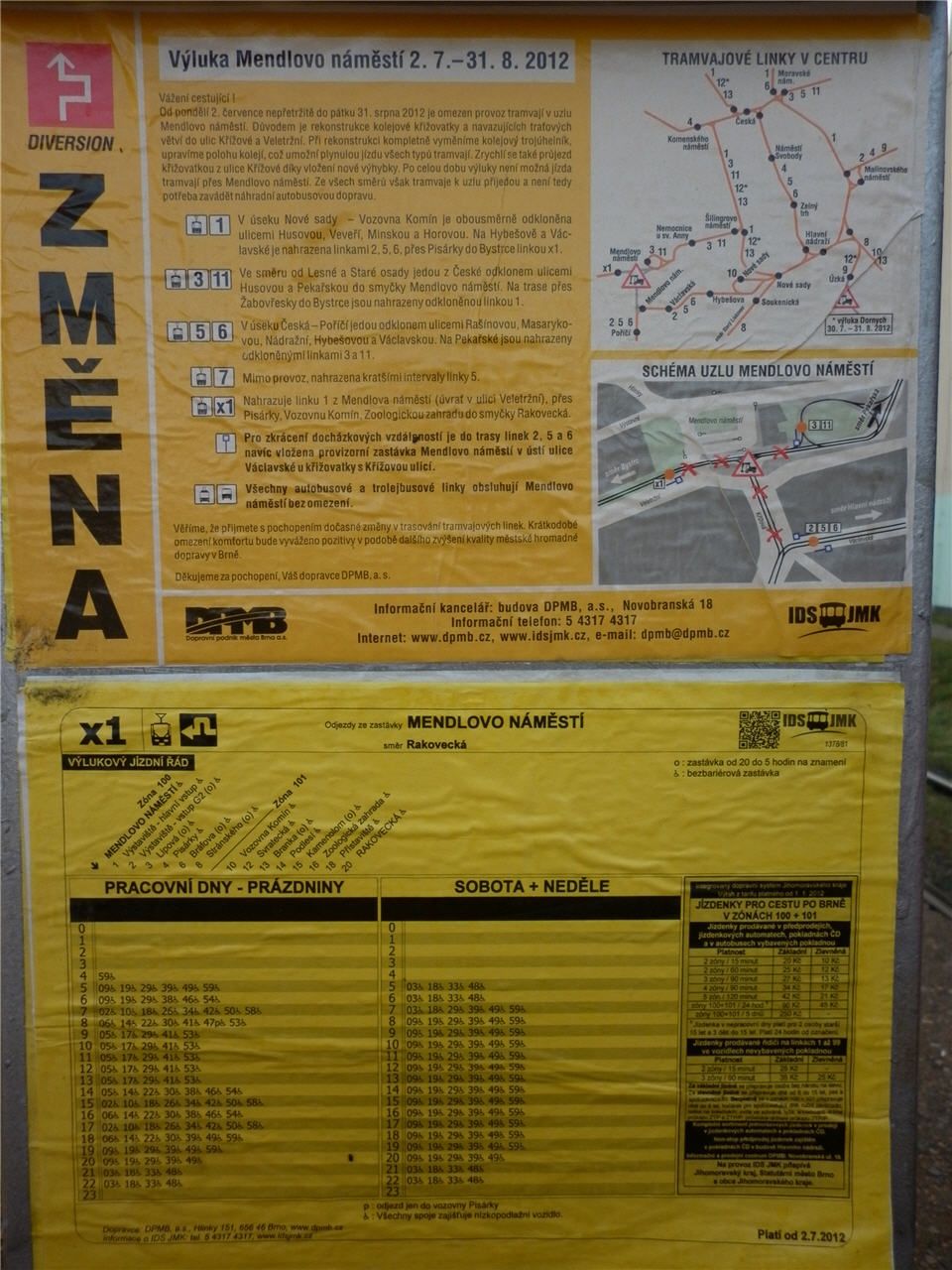 V�luka Mendlovo n�m�st�, Brno