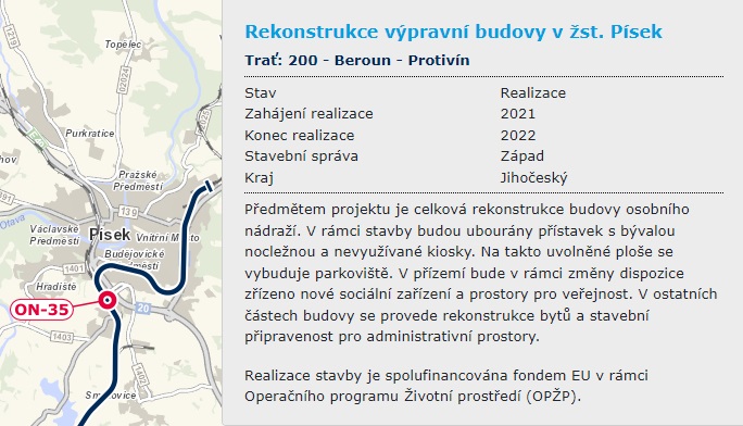 zdroj: spravazeleznic.cz (Interaktivn mapa S)