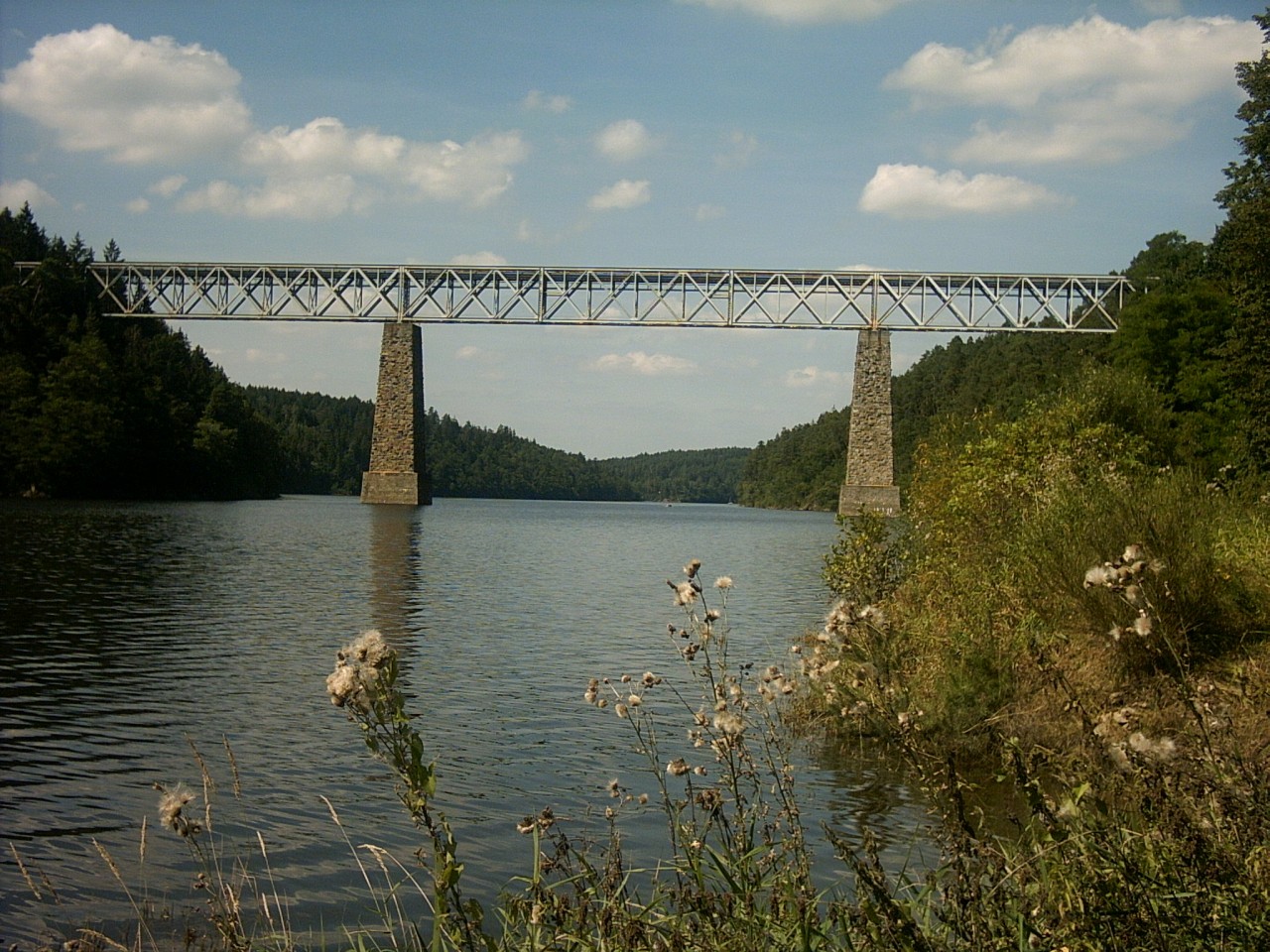 Most na erven, srpen 2009