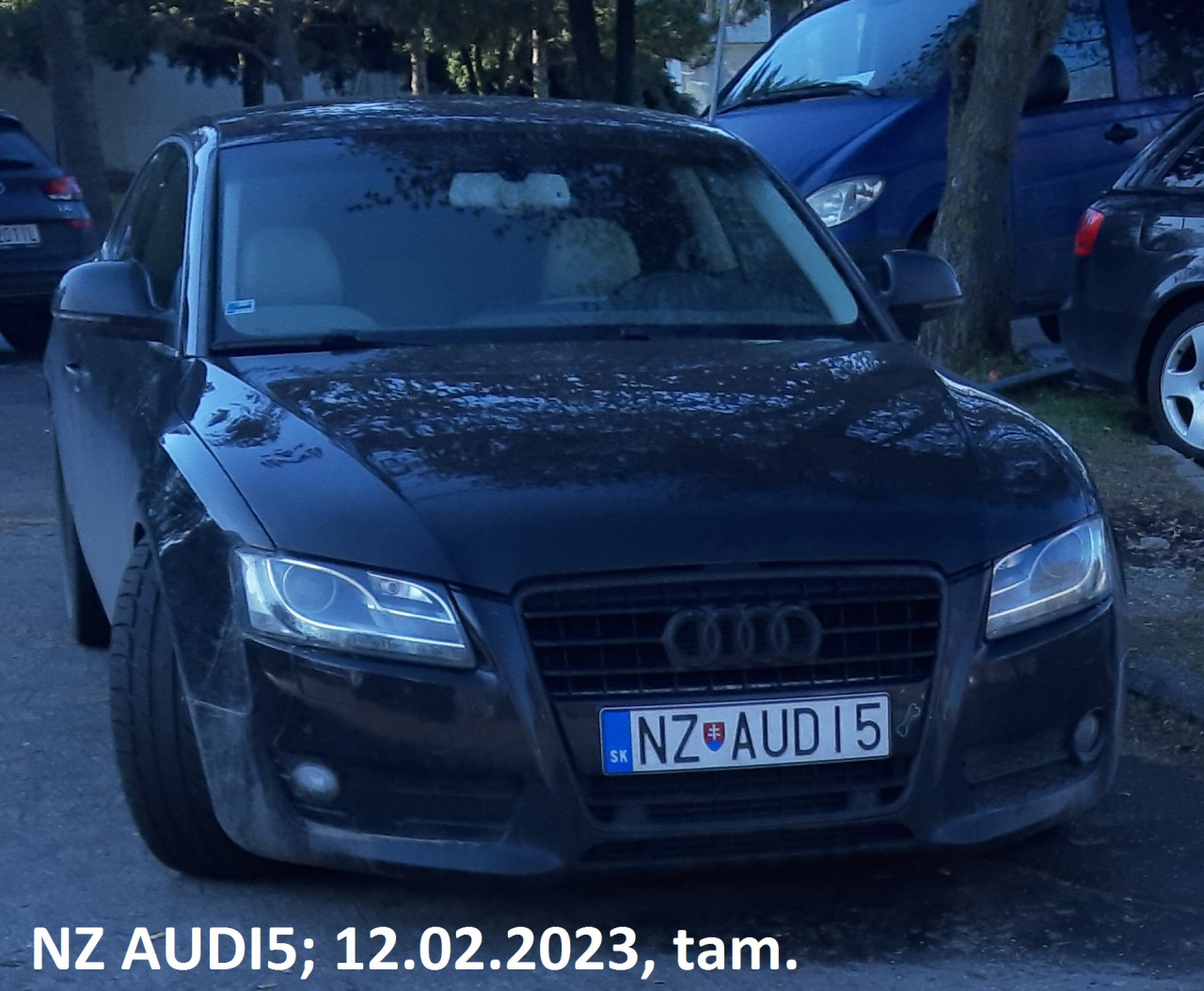 NZ AUDI5 ; AUDI A5, dnes, tam