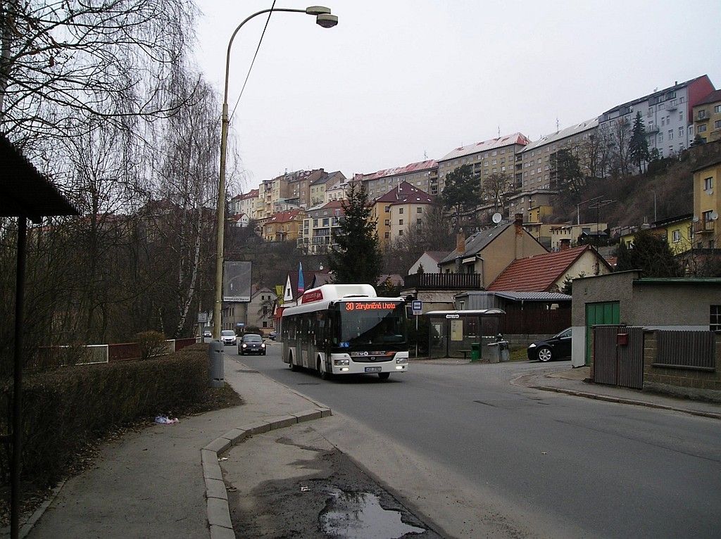 SORka a n�stupn� zast�vka Lu�nick�, u P�ib�k�