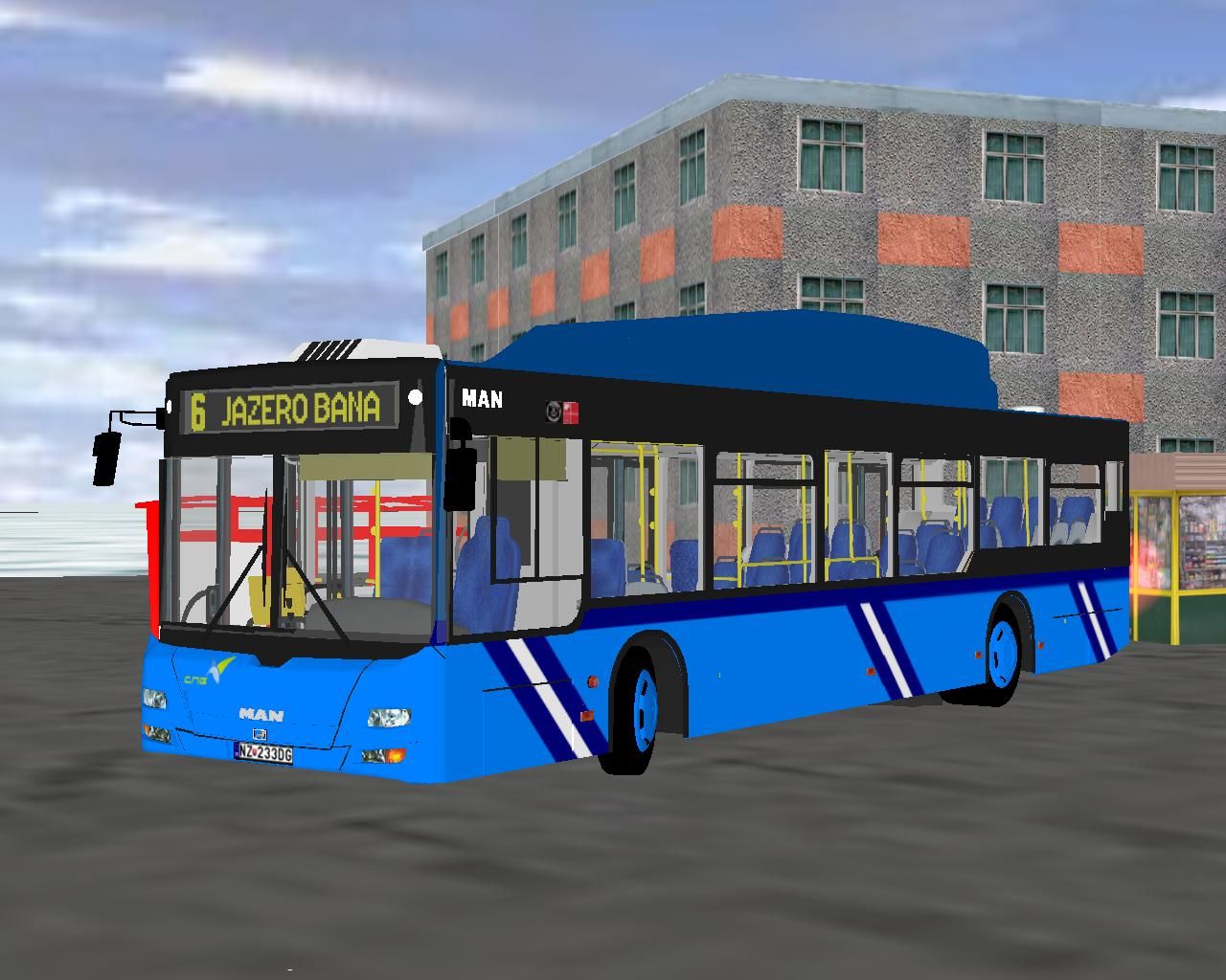 MAN Lion�s city CNG NZ-233DG jazd� ako rann� posila namiesto Karosy C744.20