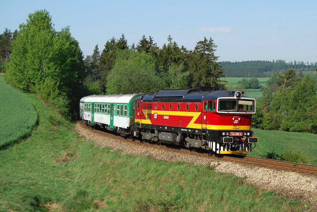 754.049 v �ele Sp 1766, Byst�ice nad Pern�tejnem, 10.5.2009