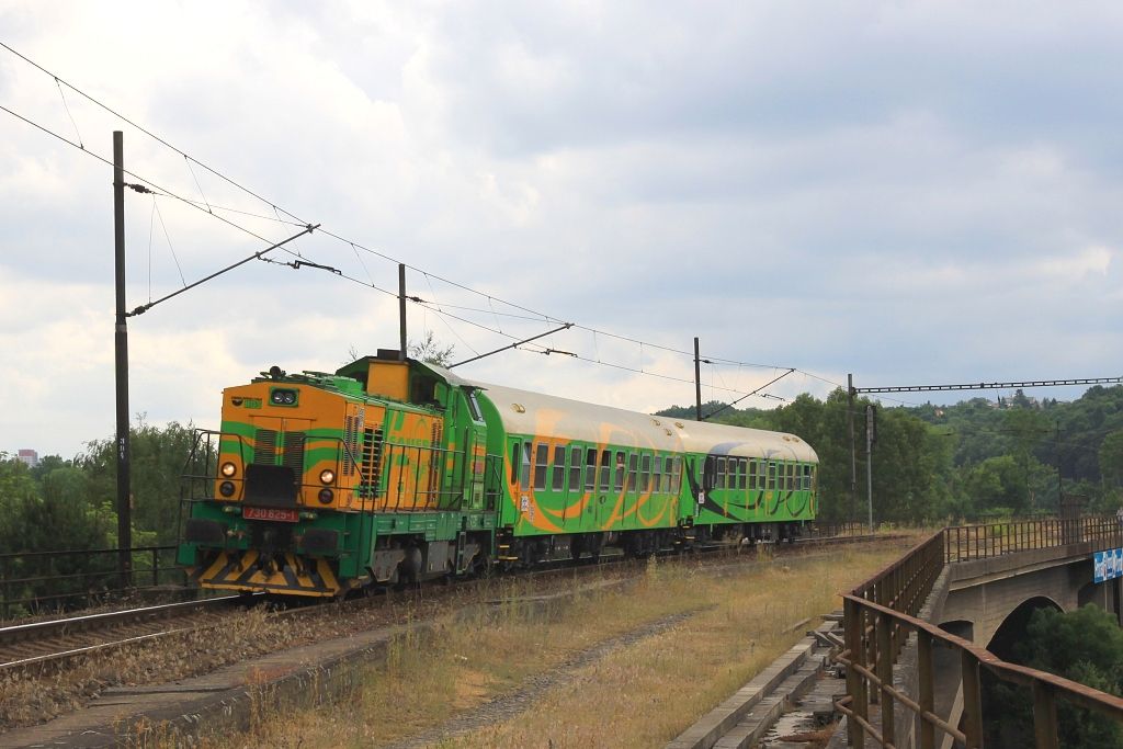 Zitkov vlak do Plzn, 730.625 KDS na Most inteligence, 14.6.2014