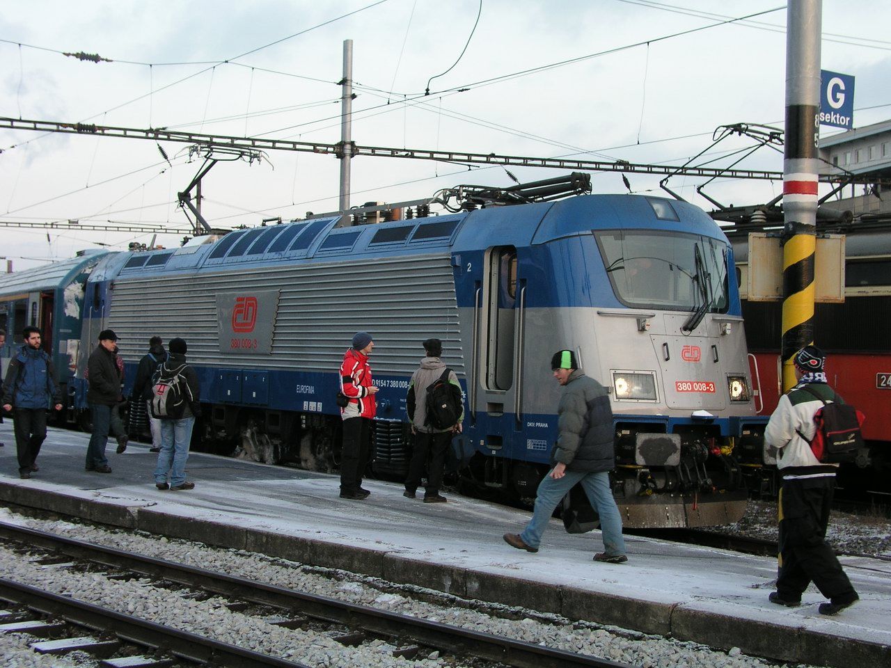 Brno hlavn� - �koda 109E a fandov�