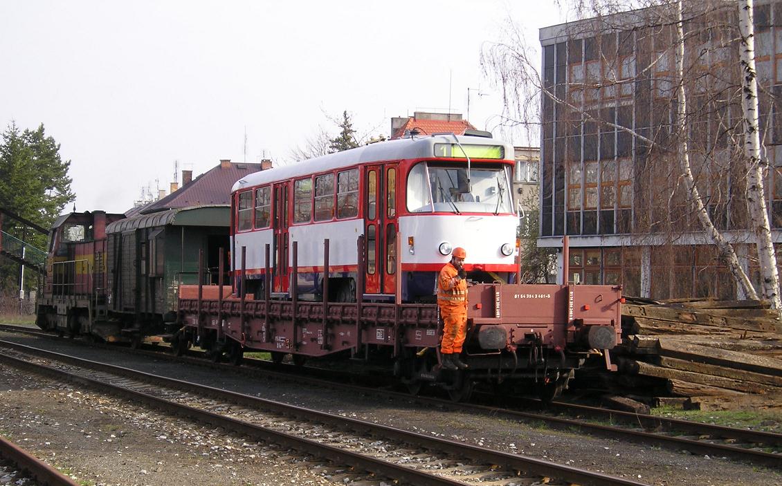 Olomouk tramvaje jsou jako nklad na vagonech moc pkn 15.3.2006 - Olomouc Msto