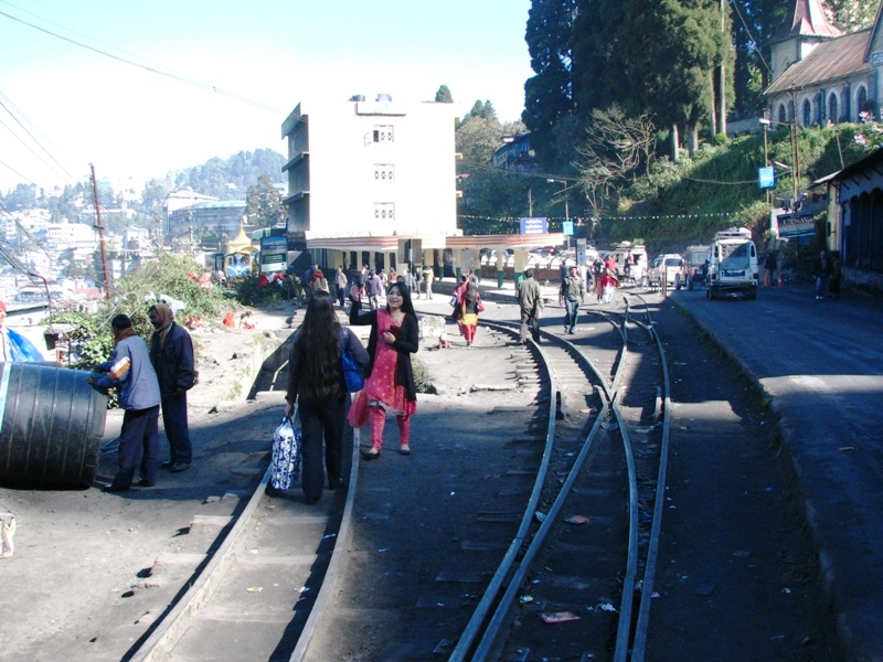 Pohled na ndra v Darjeelingu