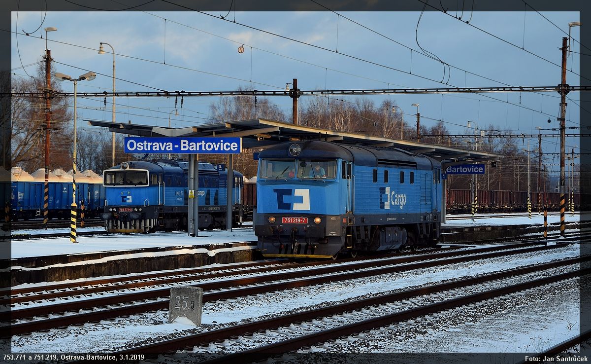 751.219 a 753.771, Ostrava-Bartovice, 3.1.2019