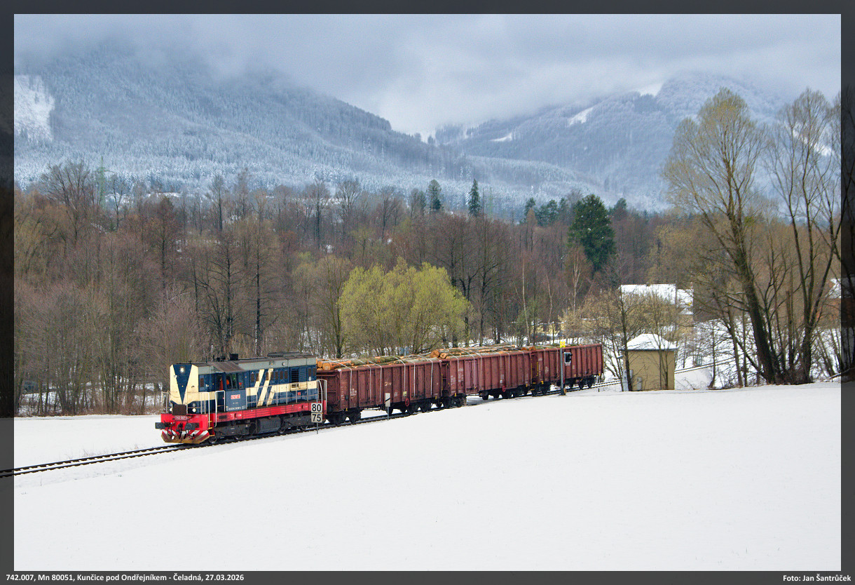 742.007, Mn 80051, Kun�ice pod Ond�ejn�kem - �eladn�, 27.03.2026
