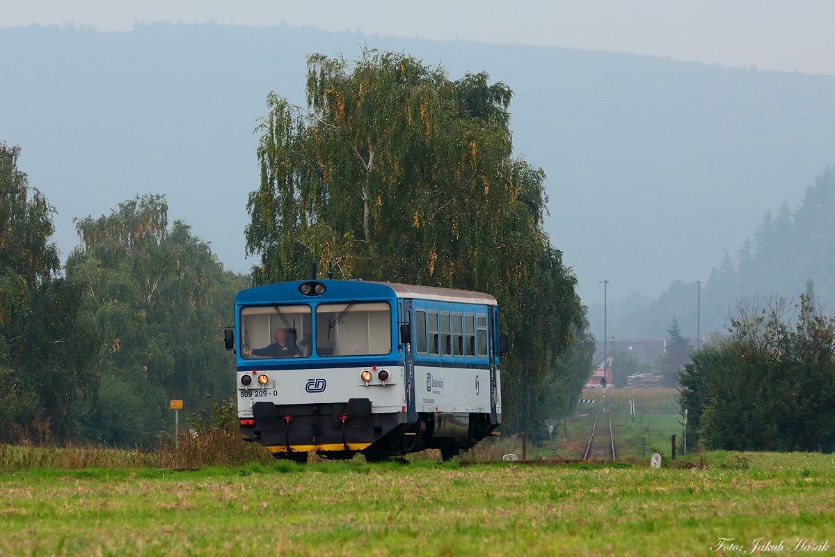 809.209 �D, Otice-Rybn��ky, Os 23461 (Hradec nad Moravic� - Opava v�chod), 28. 9. 2021.