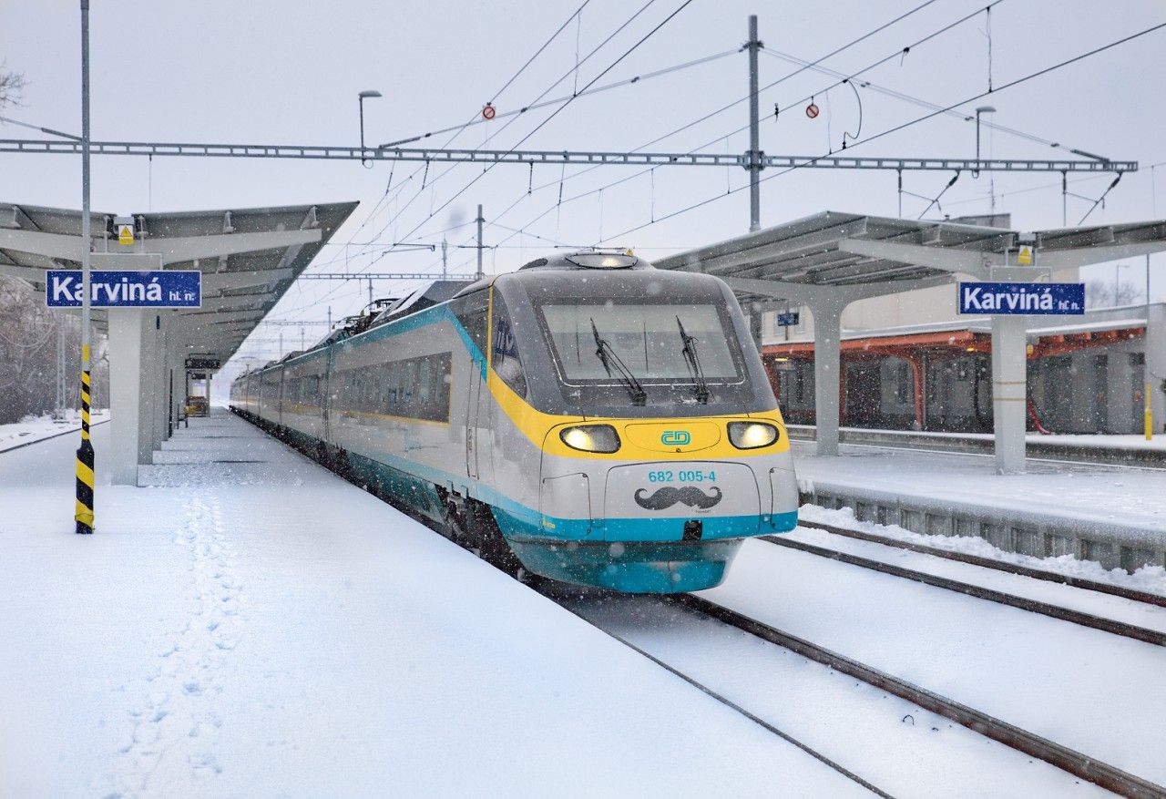 Pendolino v Karvin� 5.1.2019