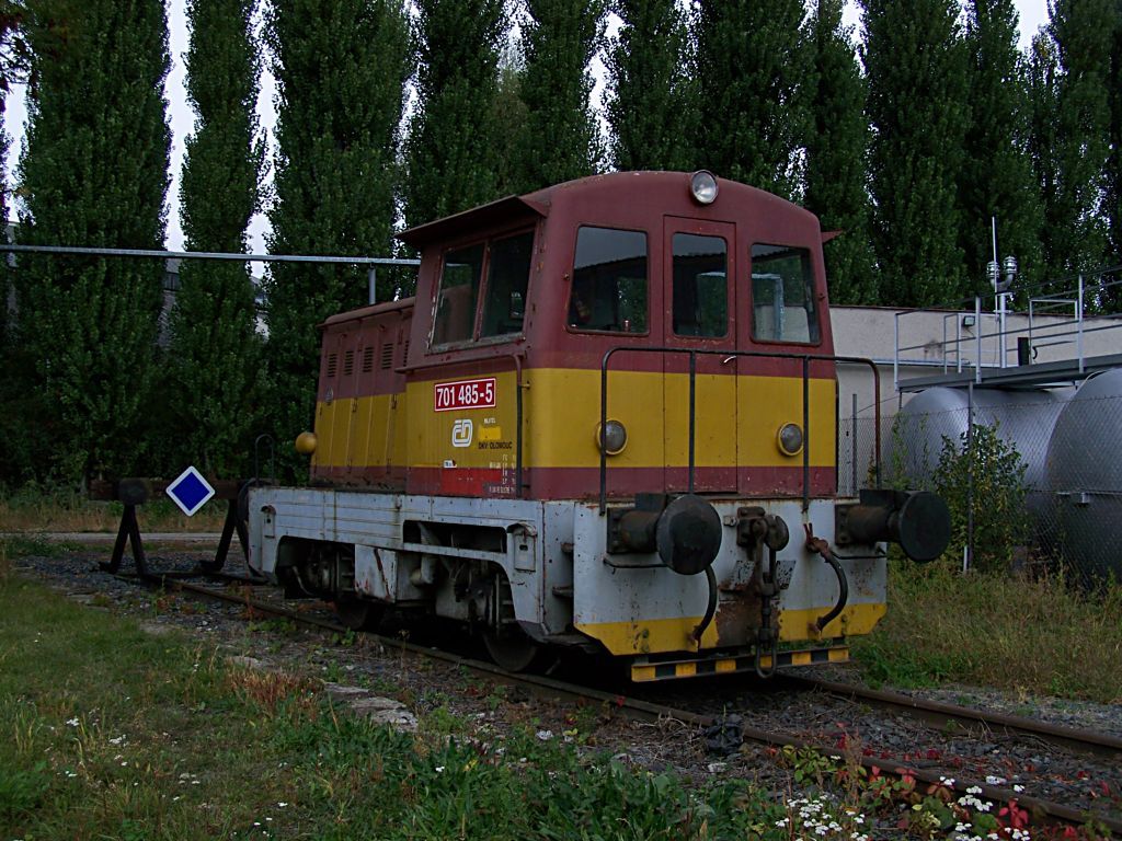 701 485-5 v DKV Olomouc 2.10.2009(foto Pavel Valenta)