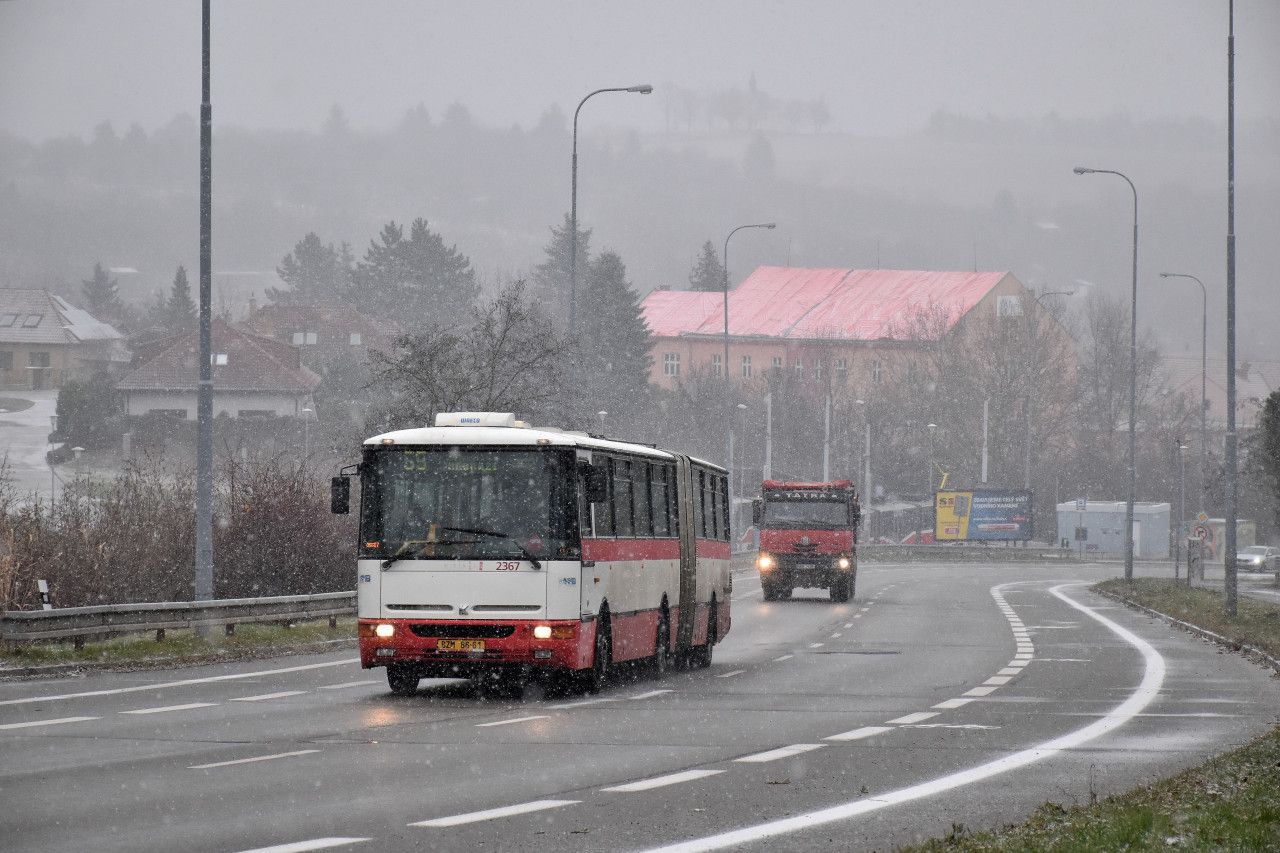 Karosa 2367 se lou�� s Brnem. Dne 4. 12. 2021 ji zb�v� pouh�ch 15 dn� v provozu. L�e�, Mifkova