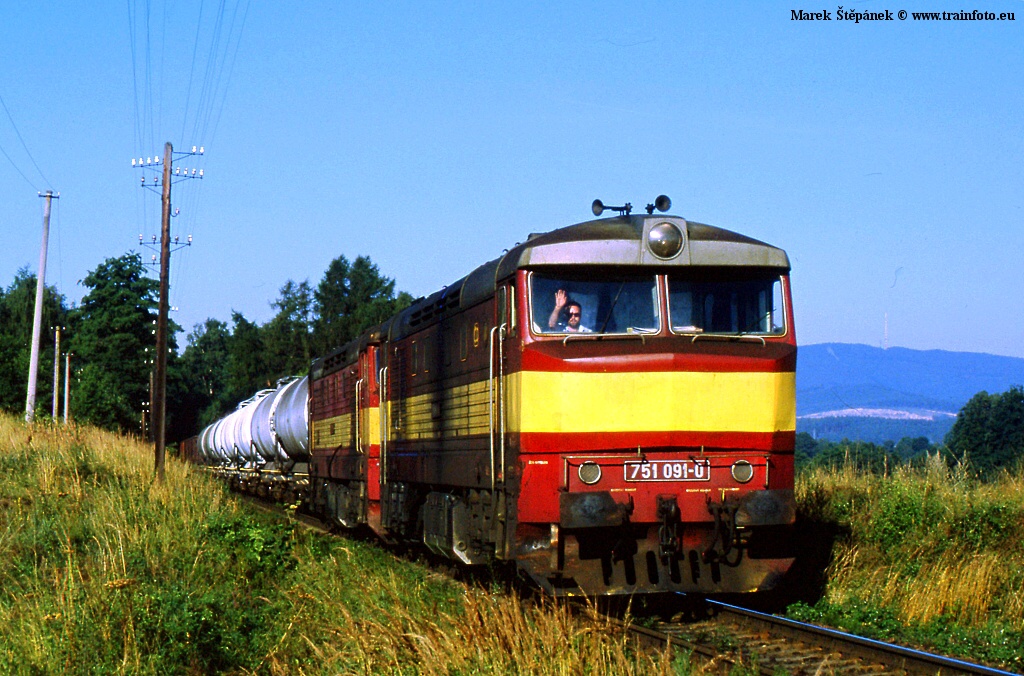 751.091-0 + 751.239-5, Kamenn� �jezd, 12.8.1995