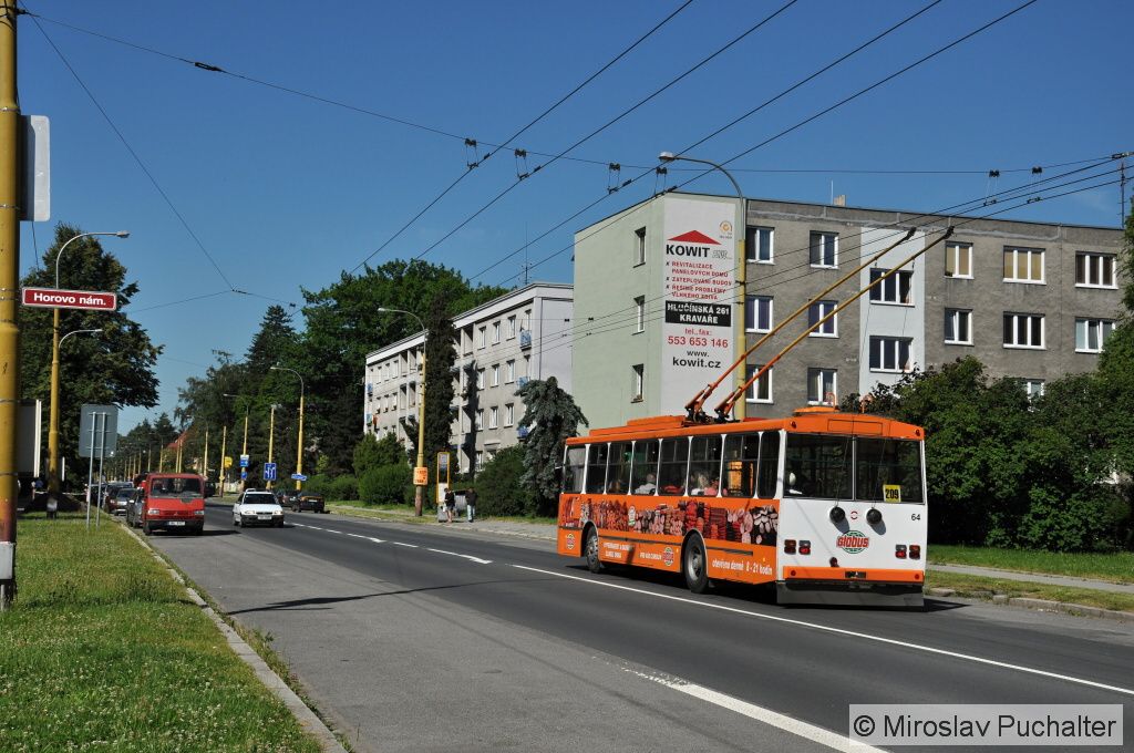 Ev. . 64 (koda 14 Tr 08/6) v ulici Olomouck.