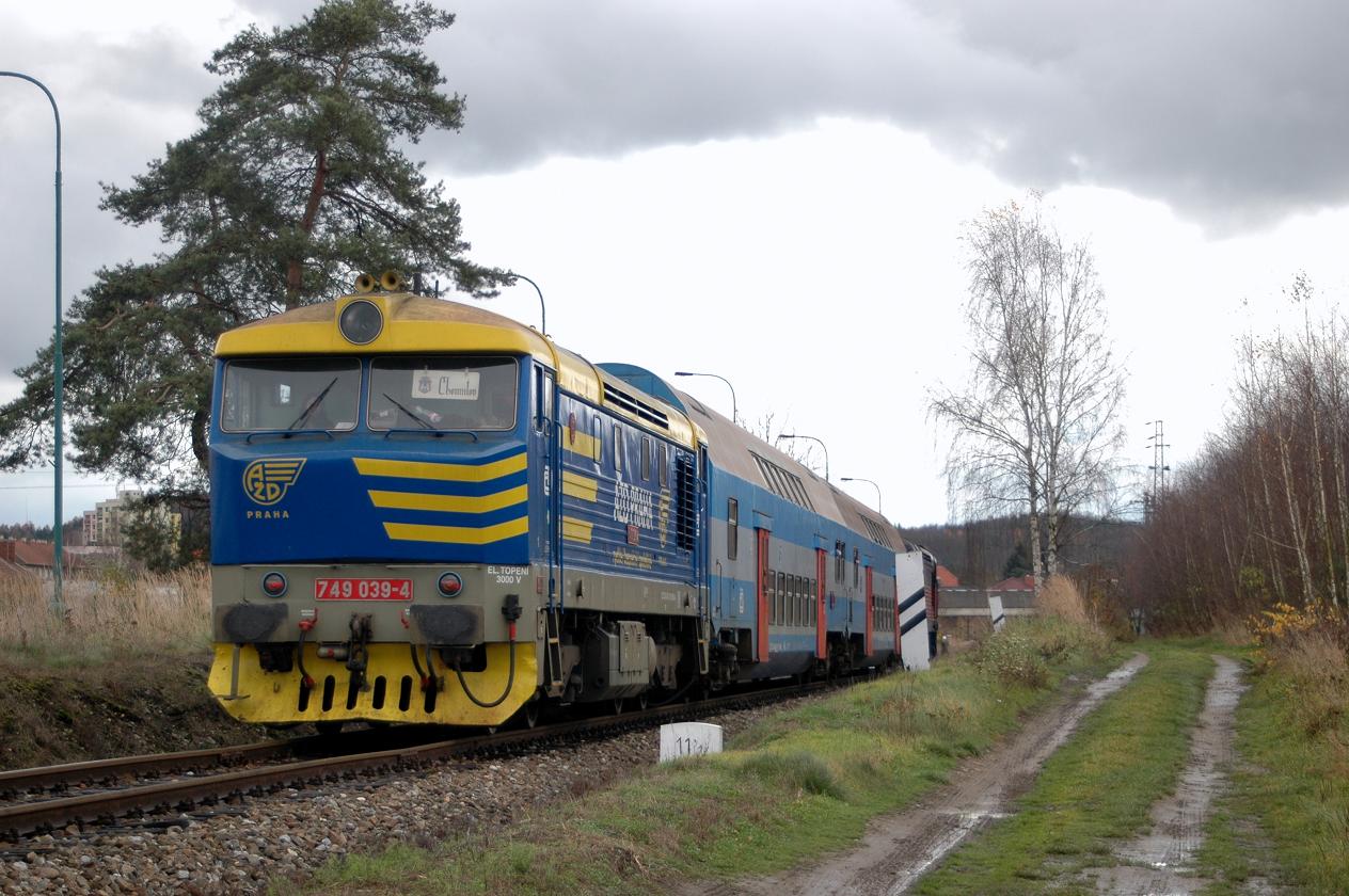 749.121 + 749.039 pk. - os. 9057 - Chr�st nad S�zavou - 9.11.2013.