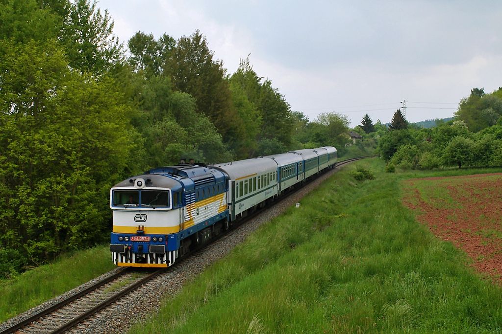 Tra� �.180 Vejprnice EC354 Franz Kafka 754.057 24.kv�tna 2015