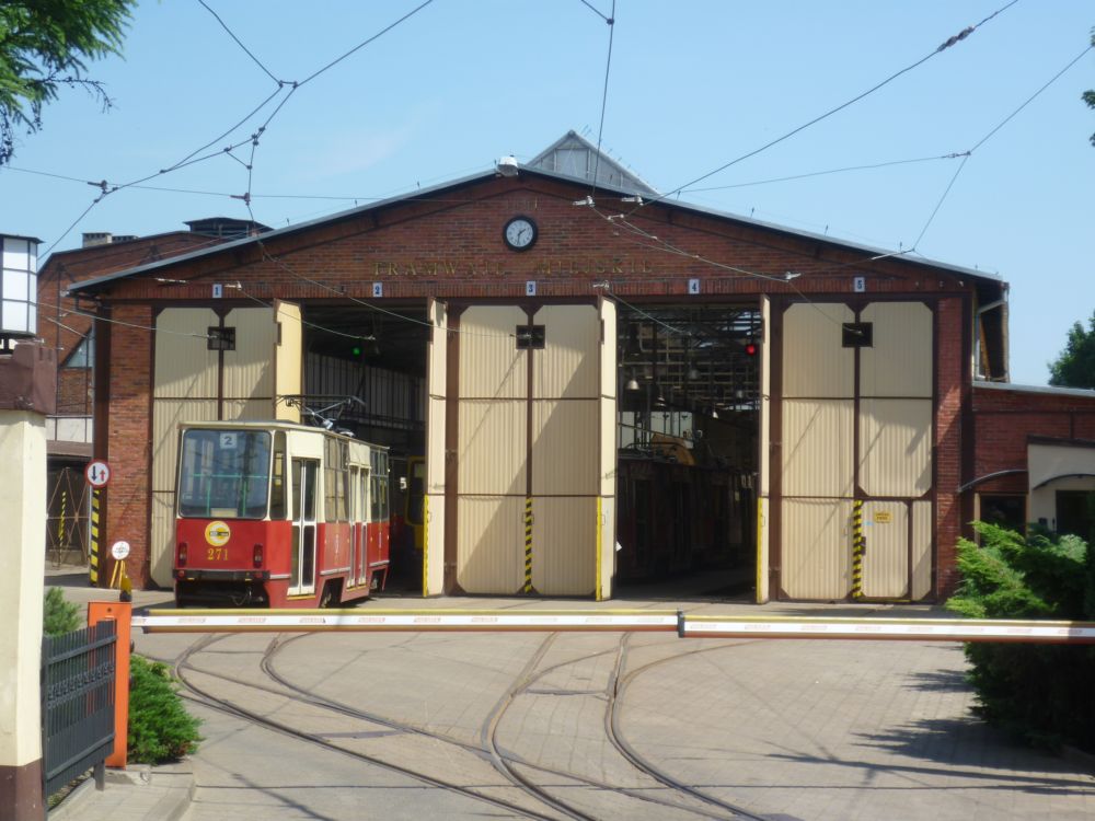 P�vodn� vozovna na ulici Sienkiewicza